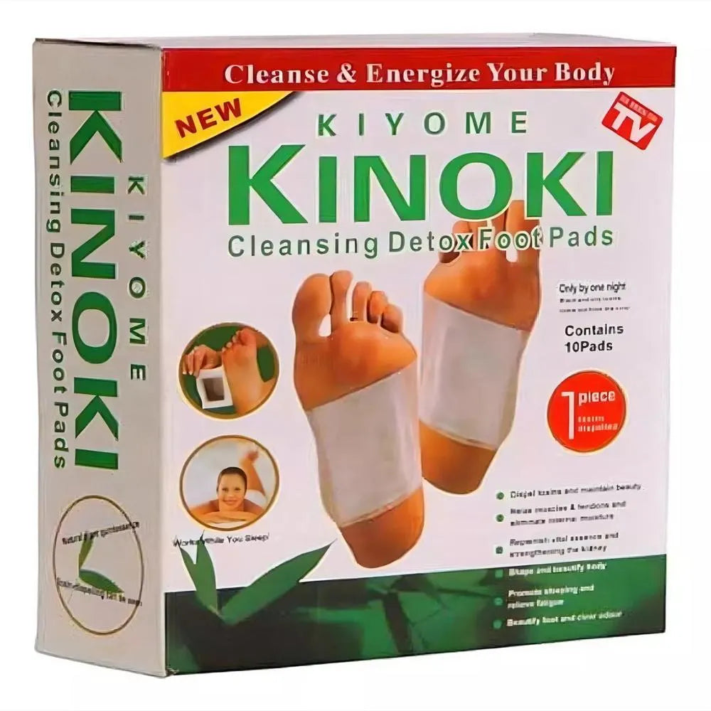 Parches Detox Kinoki – Elimina toxinas mientras duermes (Caja x10)✨👣